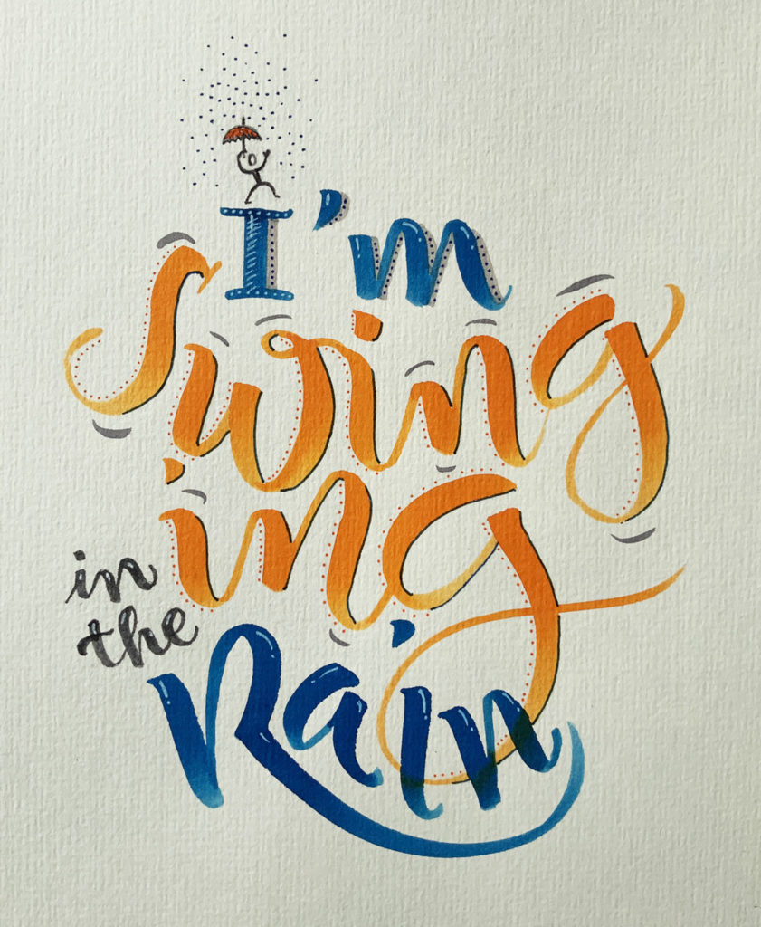 handlettering swinging-in-the-rain-butenschoen-design-kalligraphie-kurs-hamburg-lueneburg-hannover-bremen-workshop-buchstaben-typographie